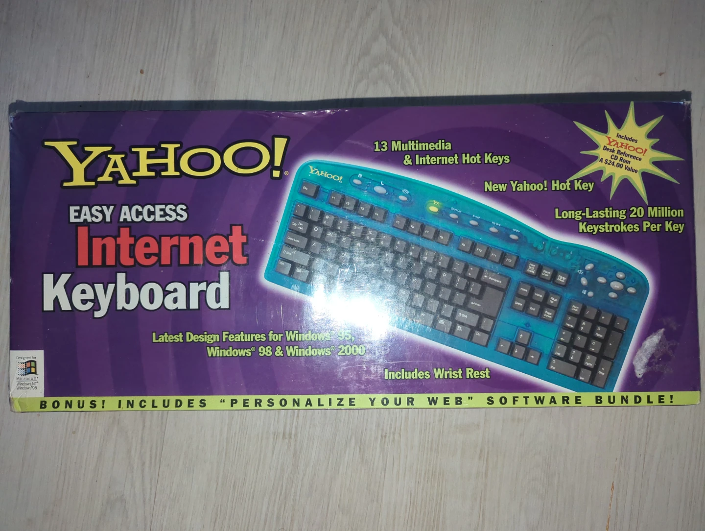 Yahoo! Easy Access Internet Keyboard - Never Opened