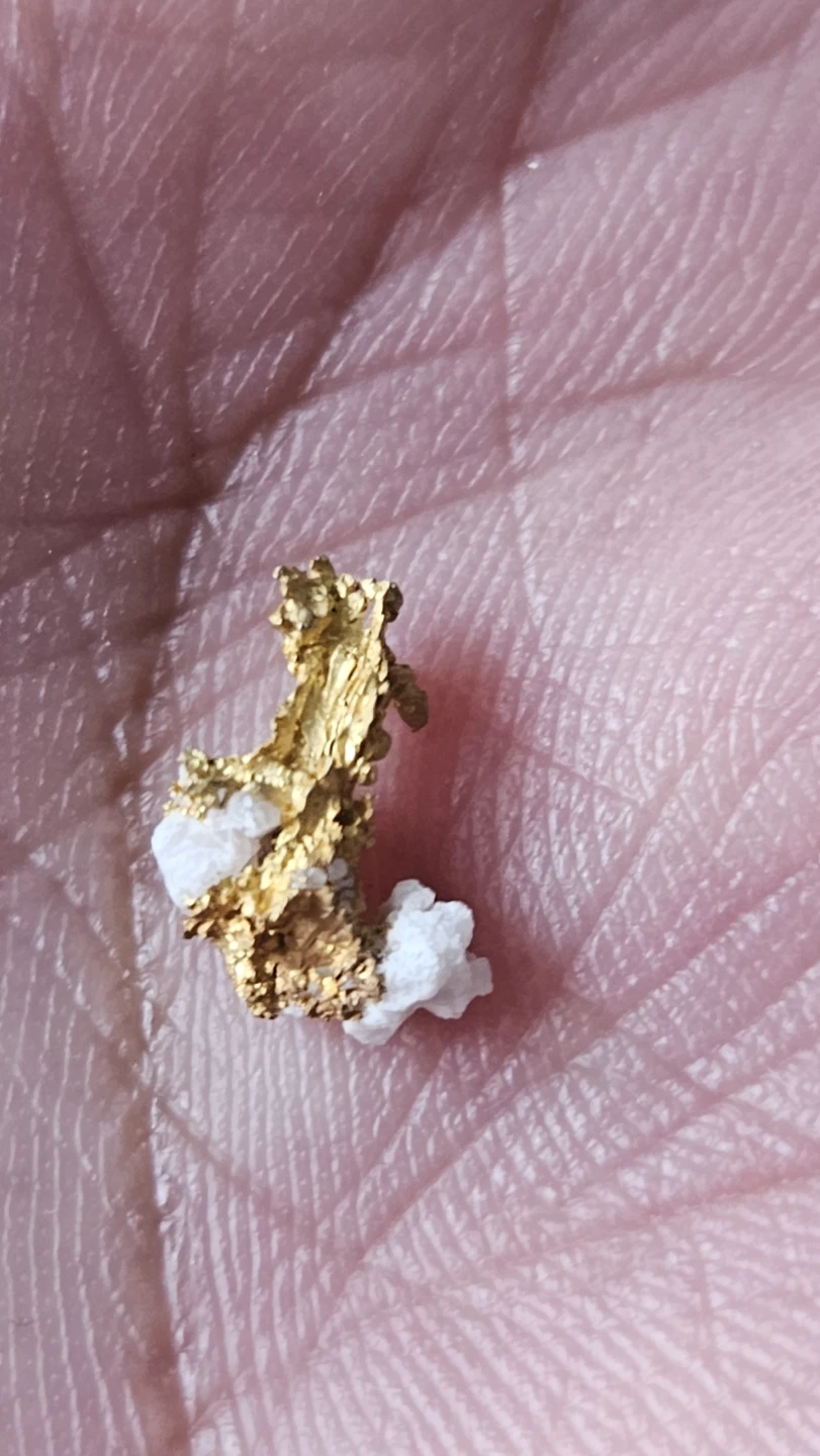 Natural Gold Nugget with Quartz - photo 2