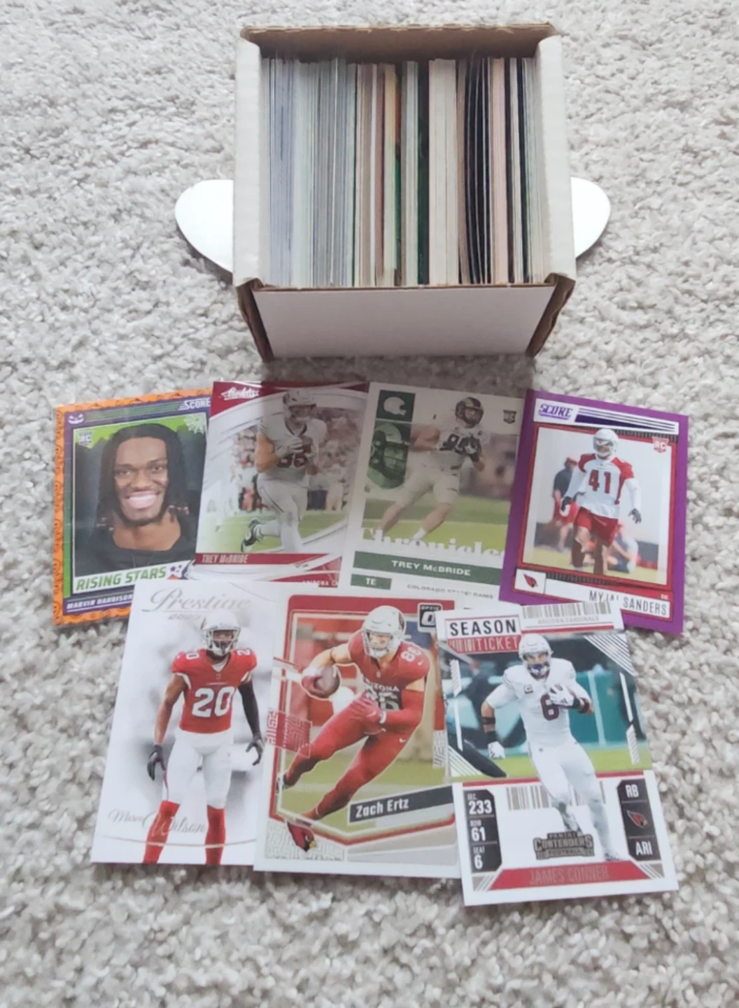 Arizona Cardinals, 200 Football Cards Team lot - photo 2