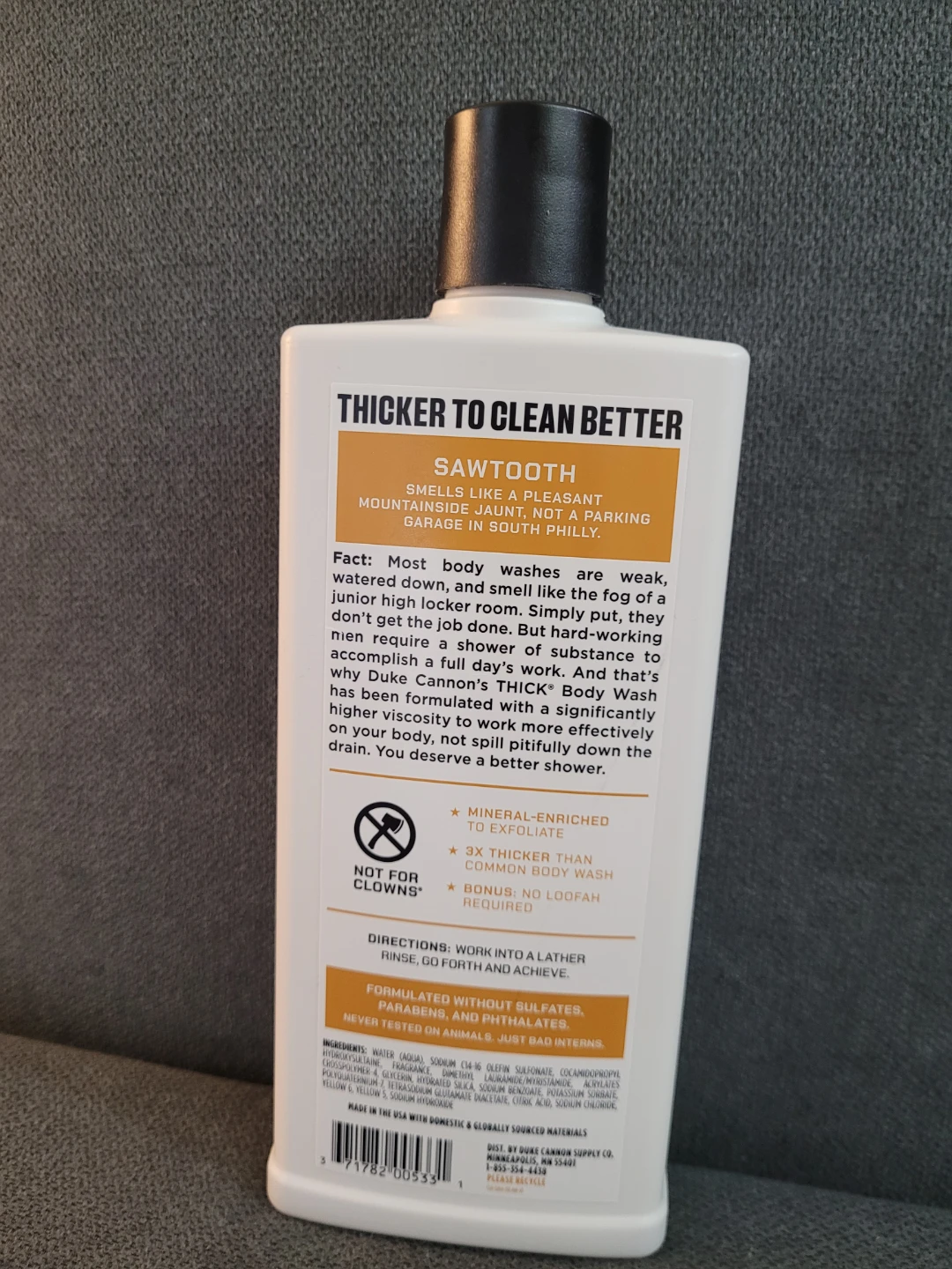 Duke Cannon Sawtooth Body Wash - Alpine Air + Cedarwood - photo 2