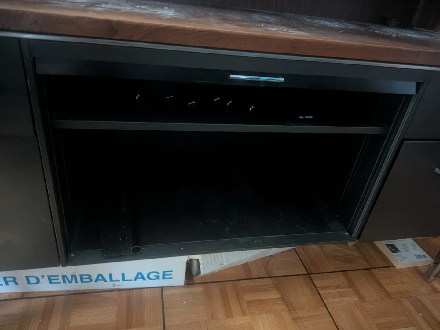 Filing Cabinet with Drawer and Shelves