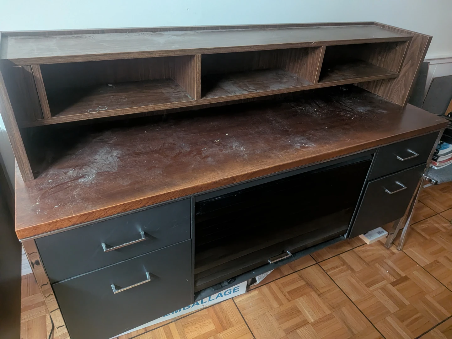 Filing Cabinet with Drawer and Shelves - photo 3