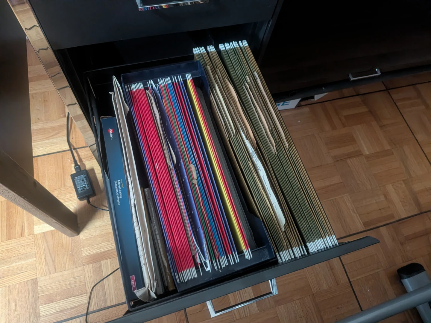 Filing Cabinet with Drawer and Shelves - photo 4