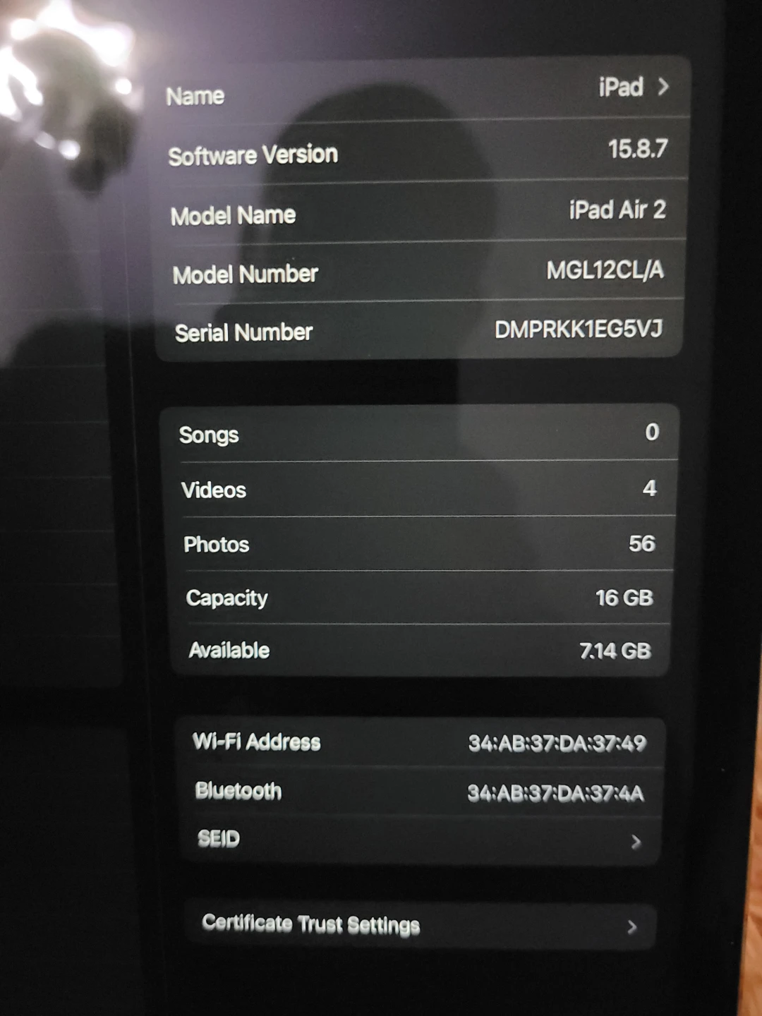Apple iPad Air 2 - 16GB, Space Grey - photo 4