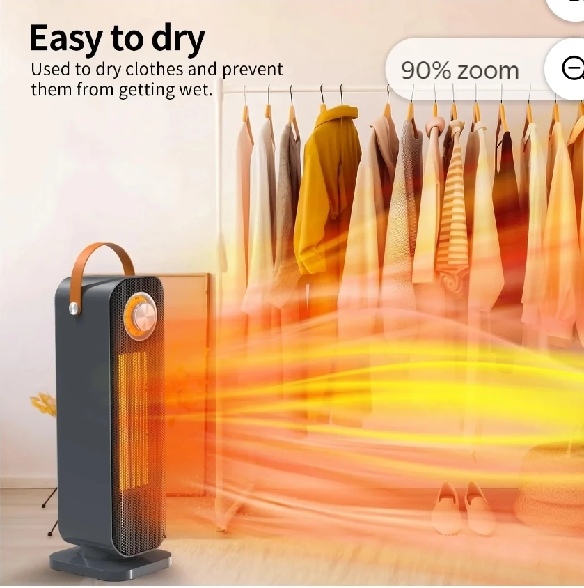 Portable Electric Heater with Handle - photo 2