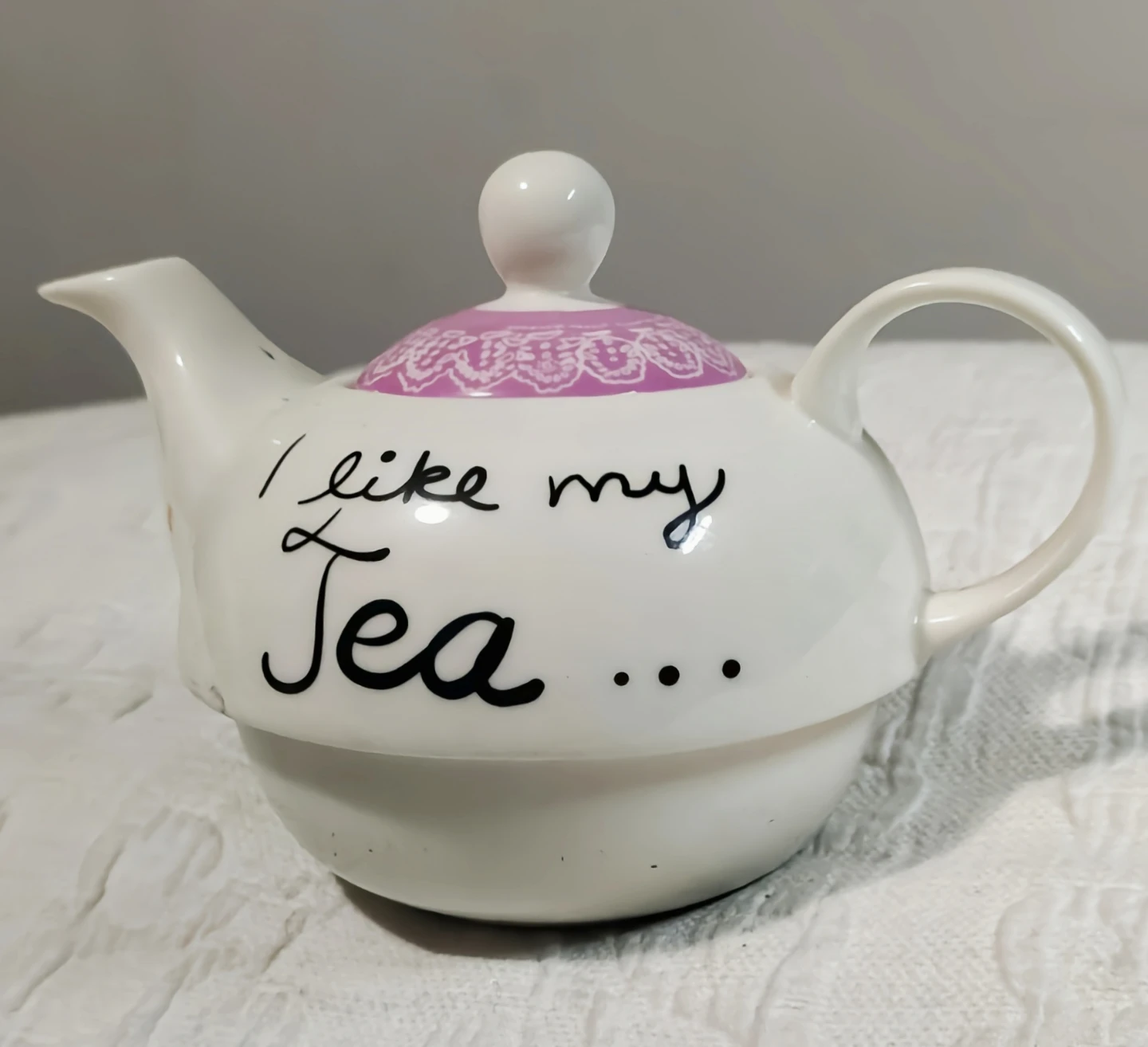 Wendy Tancck Teapot - "I like my tea..."