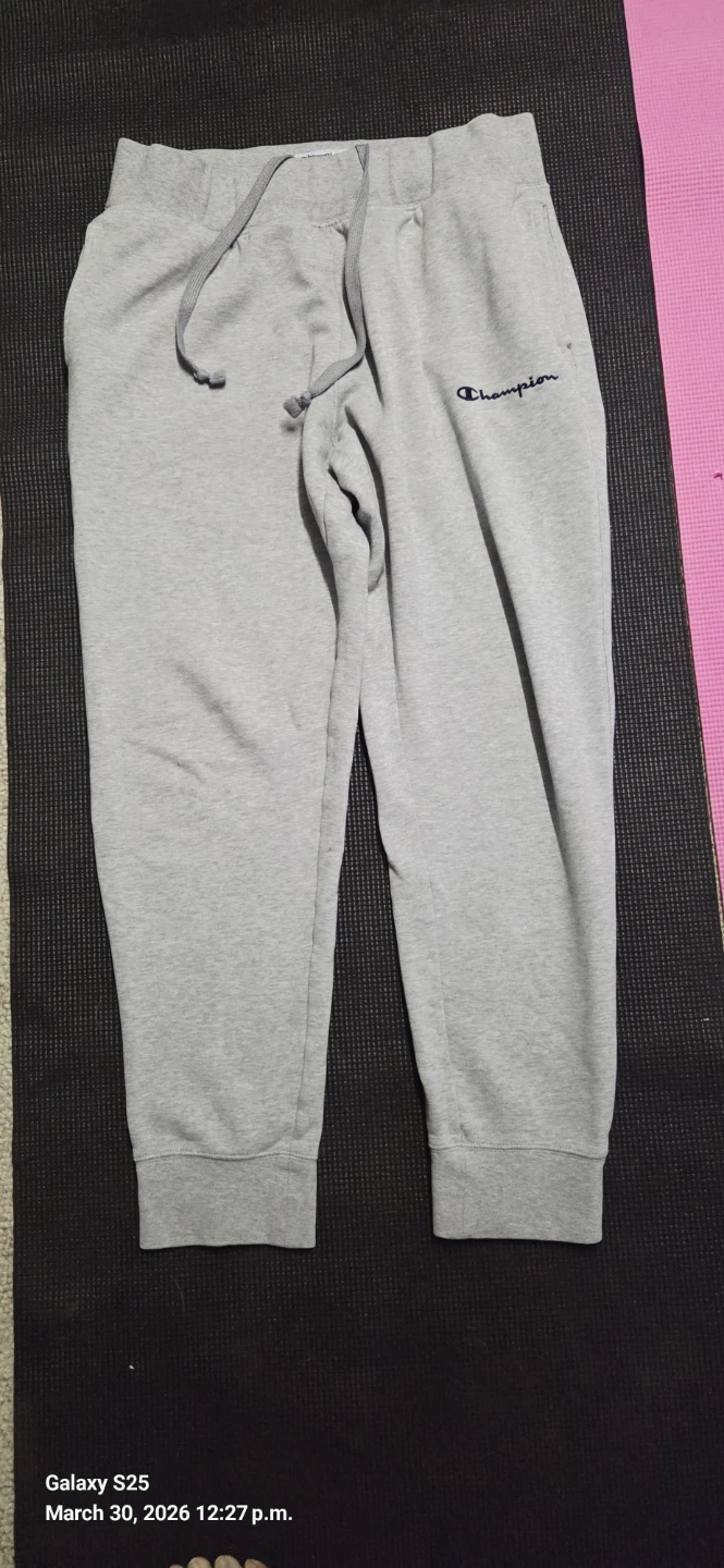 Champion Grey Jogger Sweatpants Size L/G