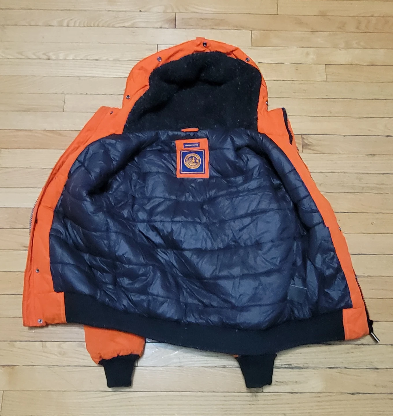 Superdry Orange Everest Expedition Parka Jacket - Size S - photo 4