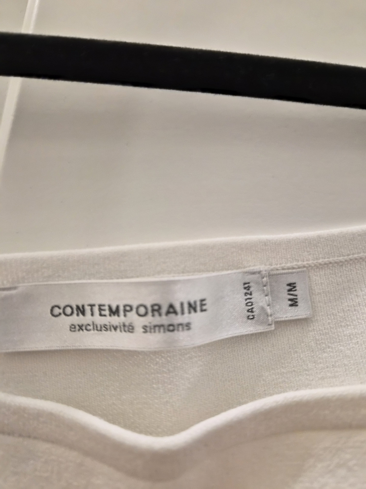 CONTEMPORAINE White Knit Tank Top - photo 4