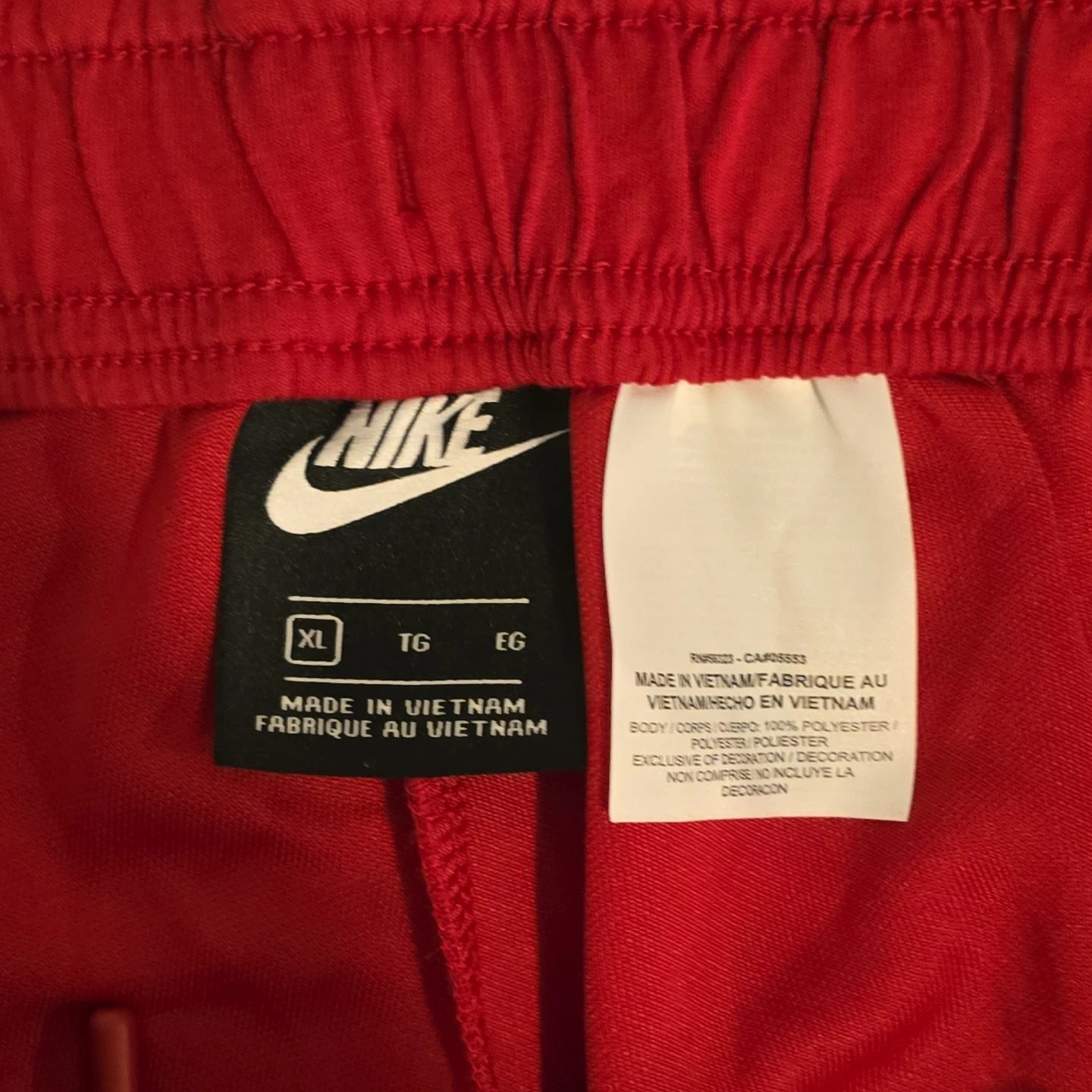 Nike Air Track Pants Red XL - photo 3