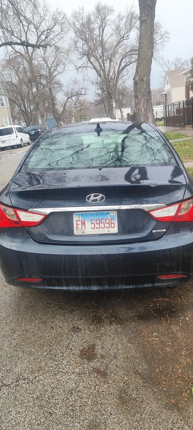 Dark Blue Hyundai Sonata Sedan - photo 2