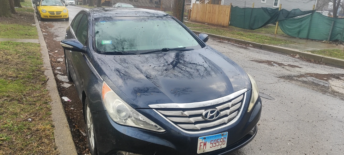 Dark Blue Hyundai Sonata Sedan - photo 4