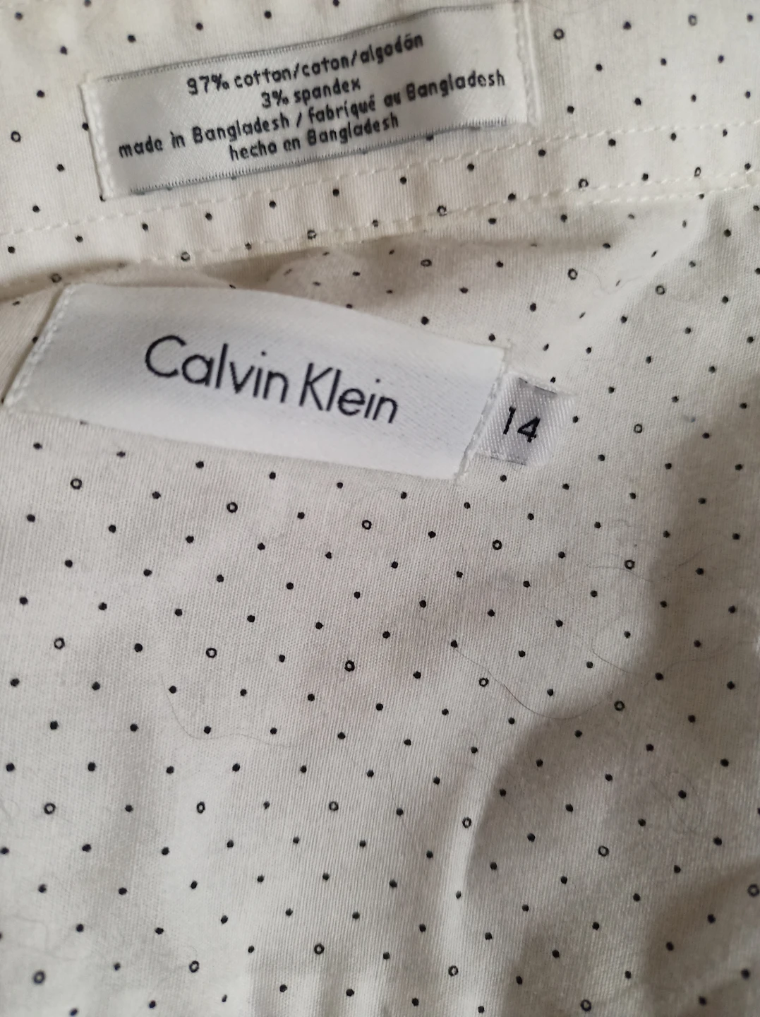 Calvin Klein Dot Print Shirt - Size 14 - photo 4