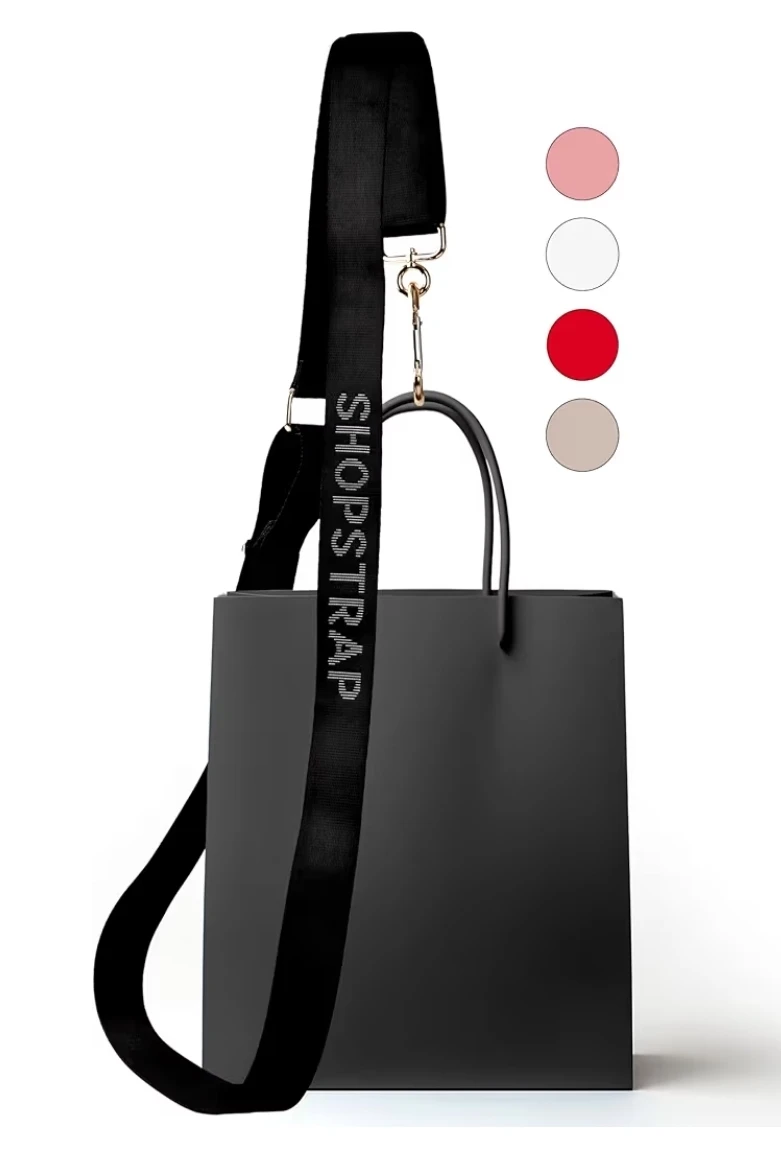 White metallic Hands-Free Bag Crossbody Strap - photo 4