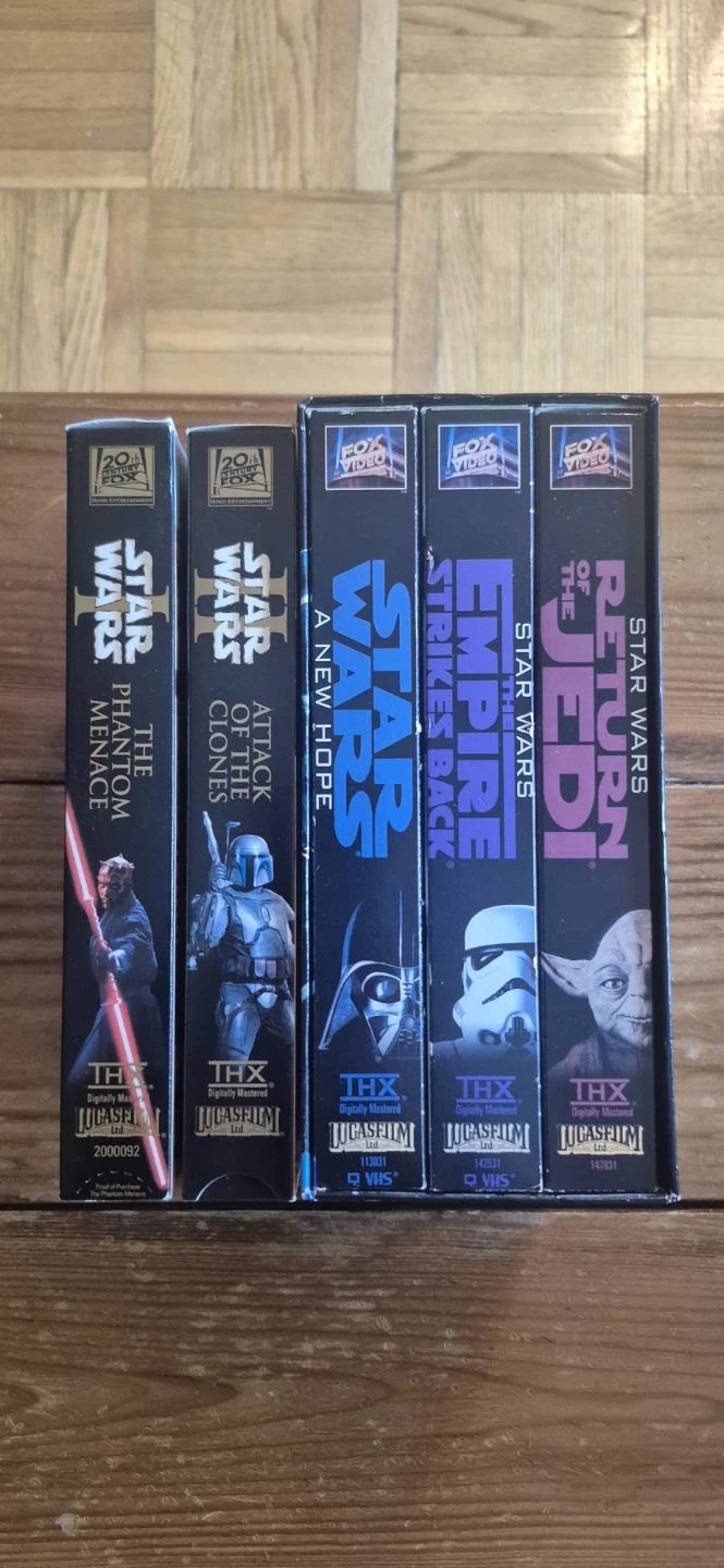Star Wars VHS Tapes - Original Trilogy & Prequels