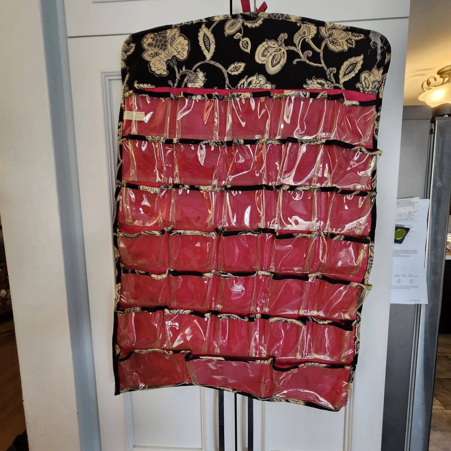 Double sided Hanging Organizer with 40 Clear Pockets