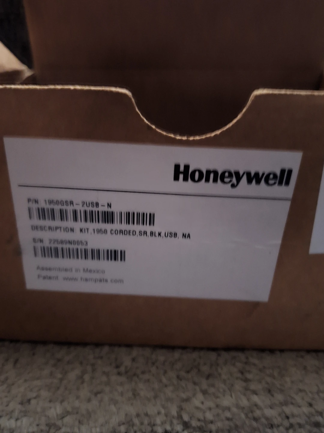 Honeywell 1950GSR Corded Barcode Scanner - photo 3