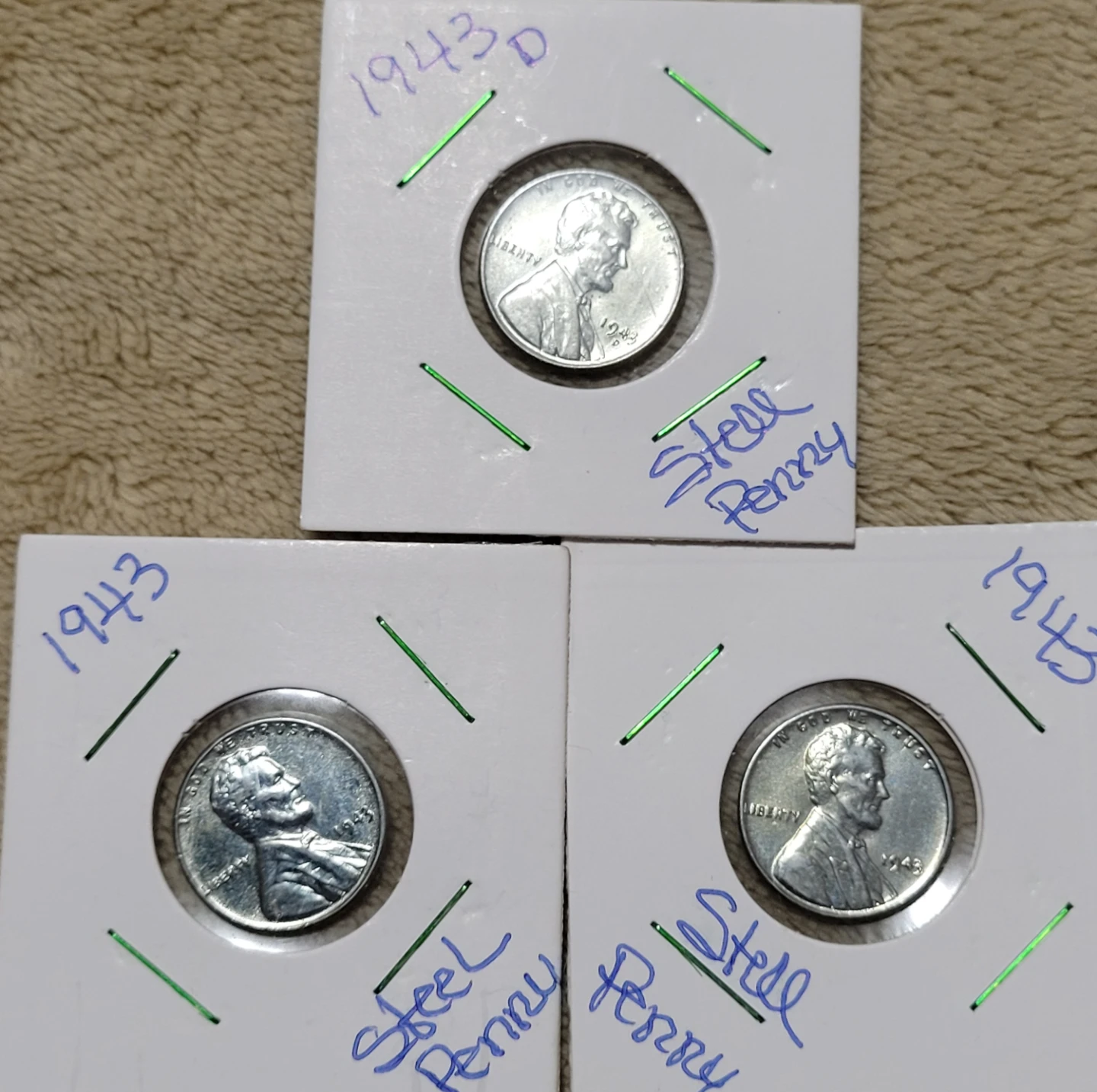 1943  Steel Penny // USA