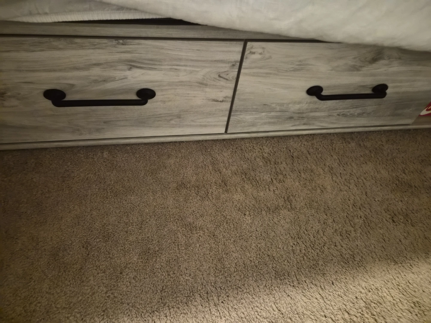 White Rustic Wood Headboard with Integrated Lights - photo 2