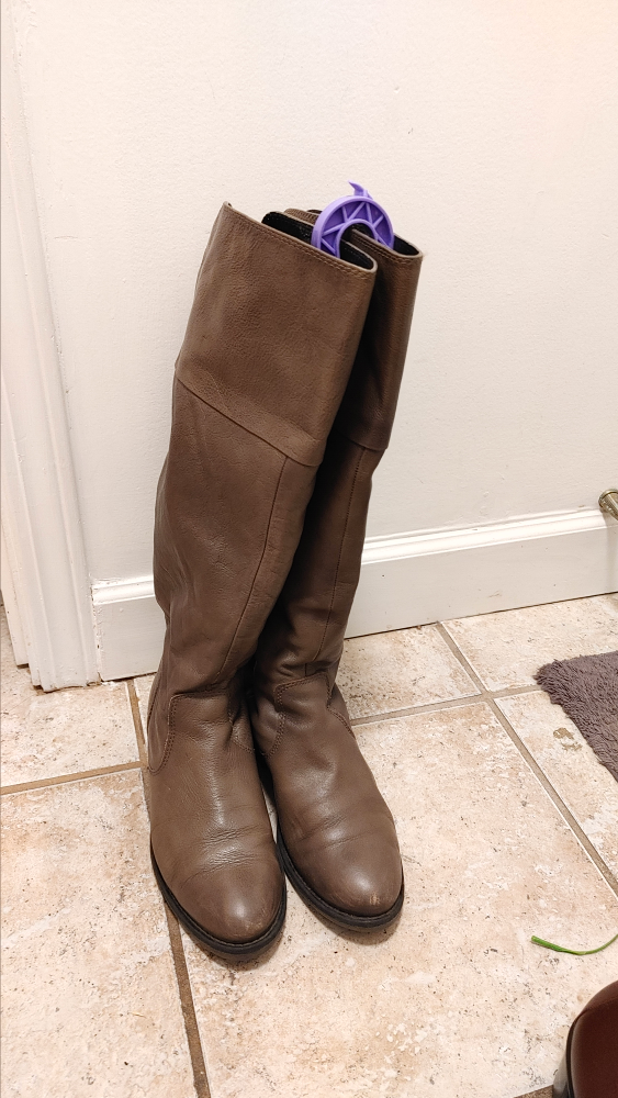 Women's Waterproof Leather Knee-High Boots size 9 - photo 2