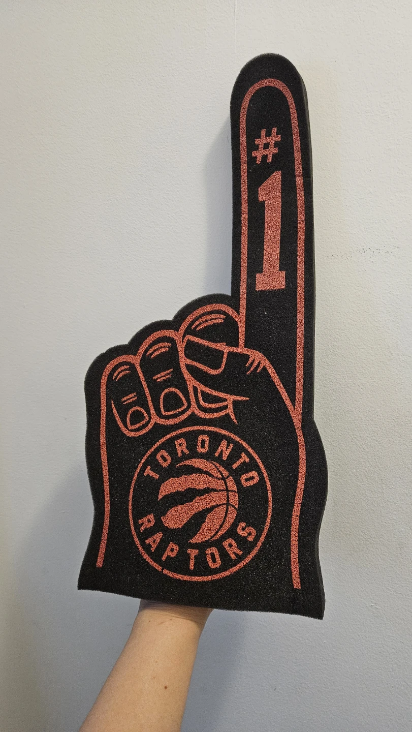 Toronto Raptors #1 Foam Finger & Car Flag Set - photo 2