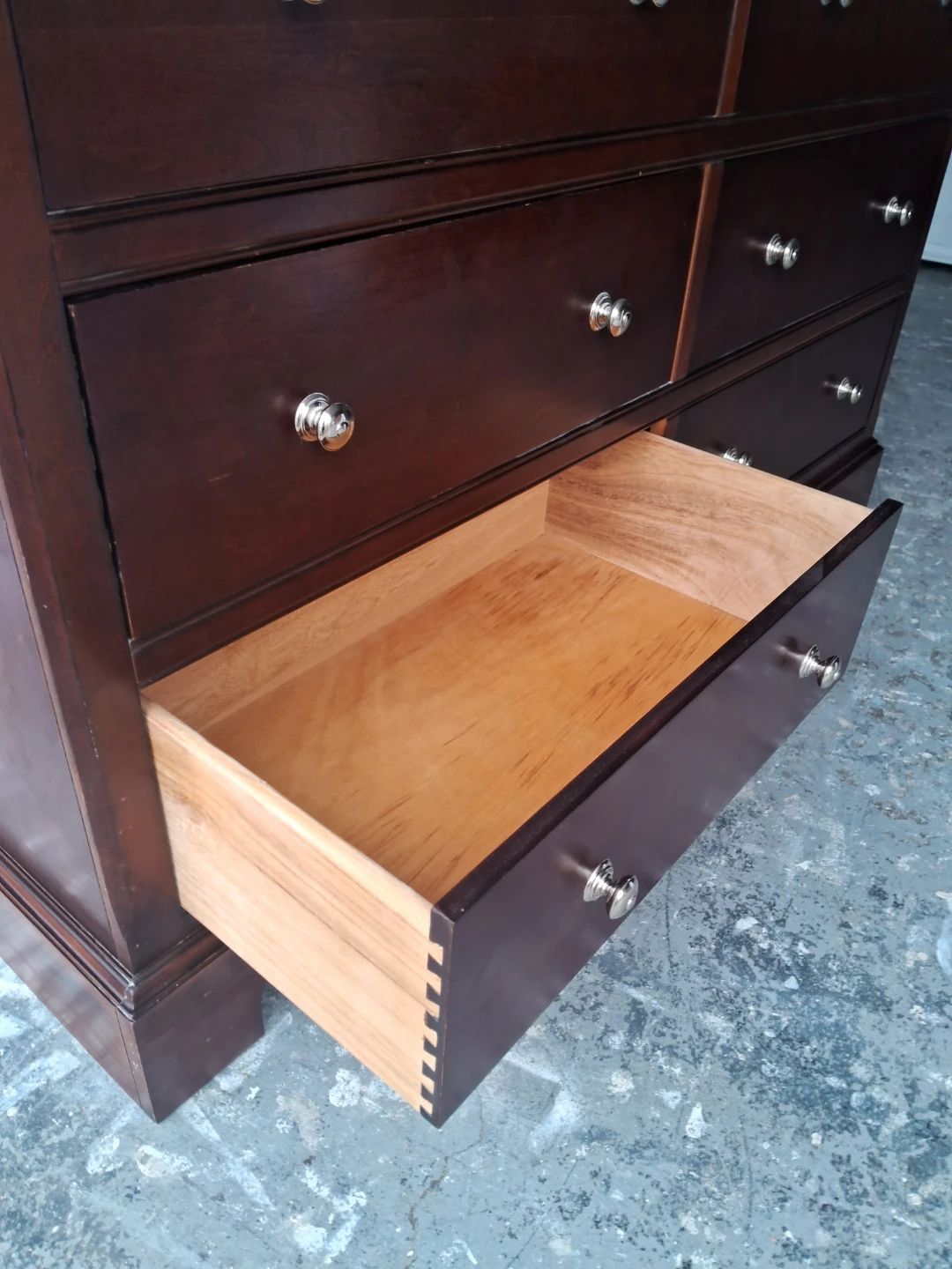 Dark Brown Dresser with 13 Drawers - photo 5