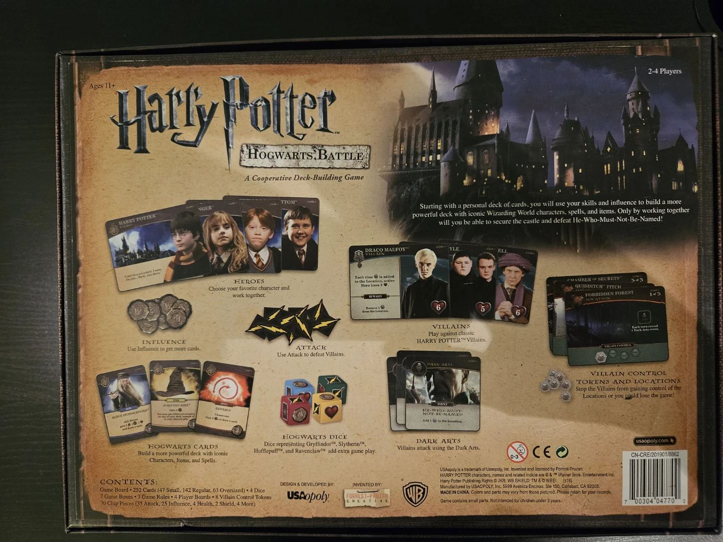 Harry Potter Hogwarts Battle Cooperative Deck-Building Game - photo 3
