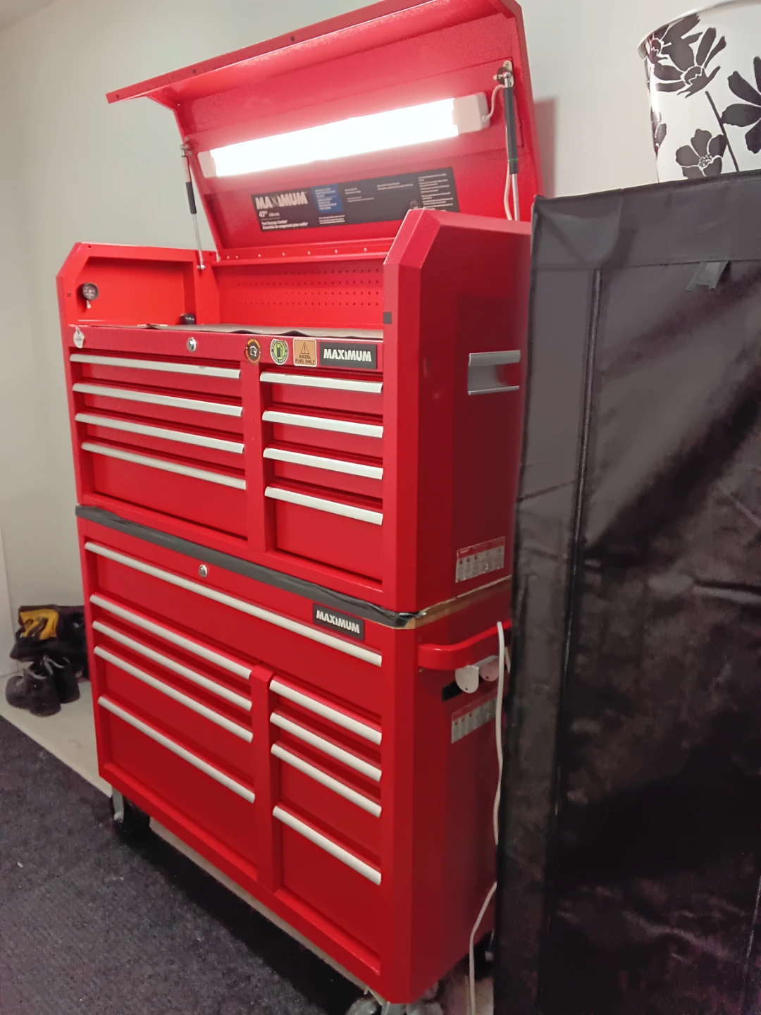 Red MAXIMUM 47" Tool Chest with Drawers