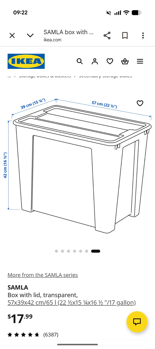 IKEA Storage Box with Lid - photo 3