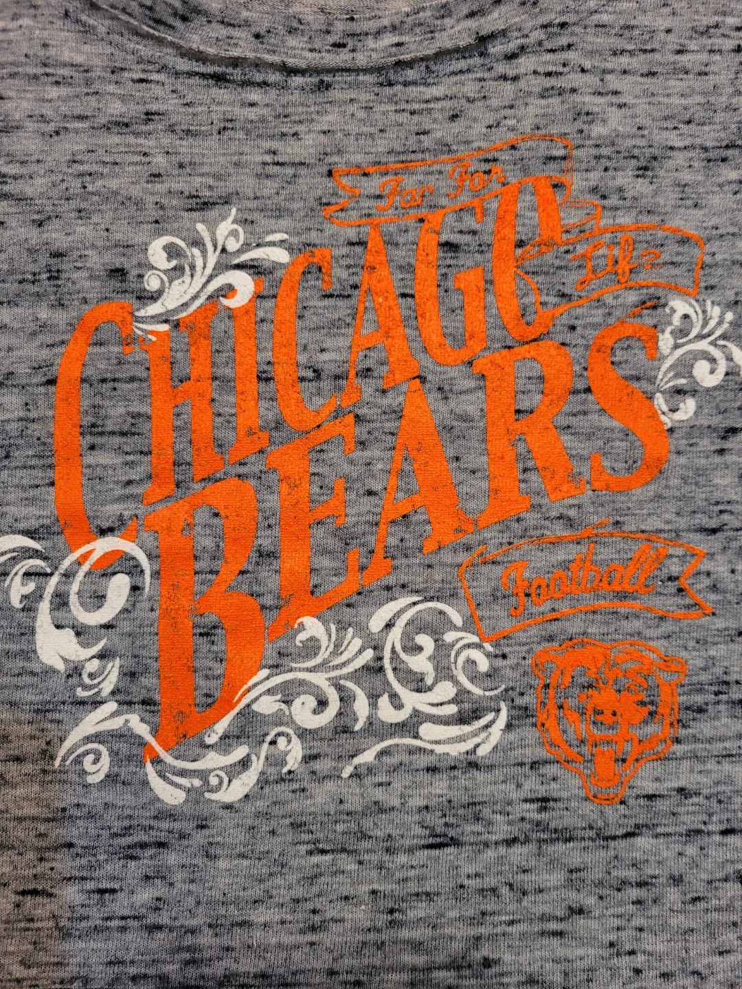 Chicago Bears Women's Short T-Shirt Size Large - photo 2