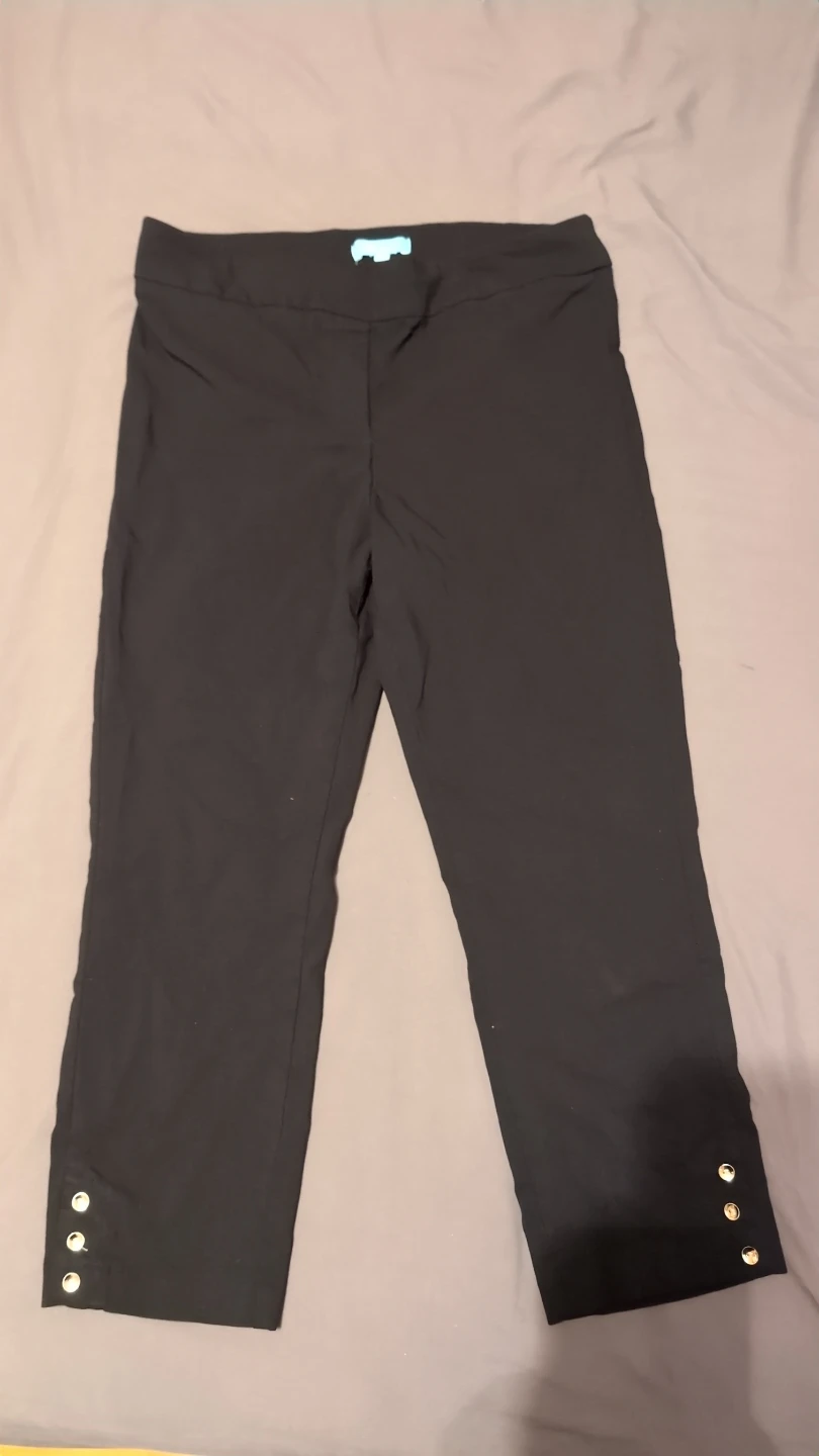 Penmans Black Cropped Pants Size 12