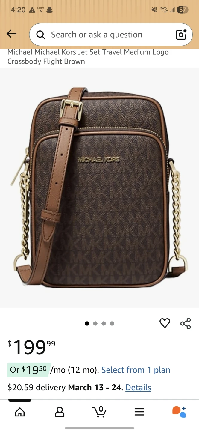 Michael Kors Monogram Crossbody Bag - photo 2
