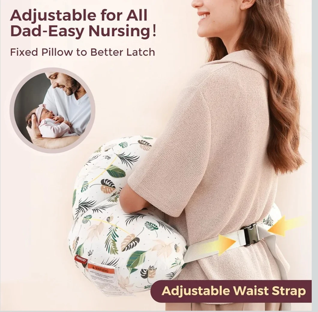 Momcozy Nursing Pillow - Jungle Leaf Print - photo 3