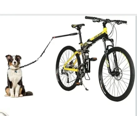 Dog Bicycle Exerciser Leash Hands Free Bicycle Dog Leash - photo 2