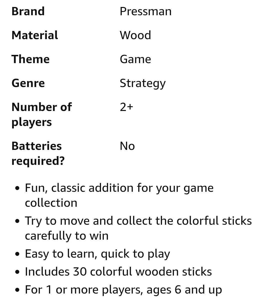 Pressman Giant Pick Up Sticks