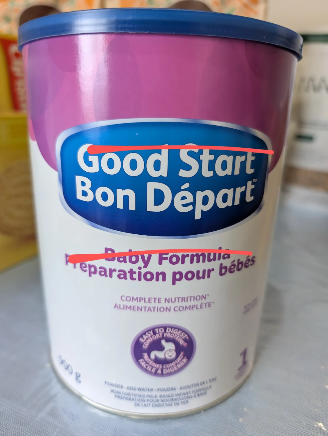 Good Start Bon Départ Baby Formula 900g