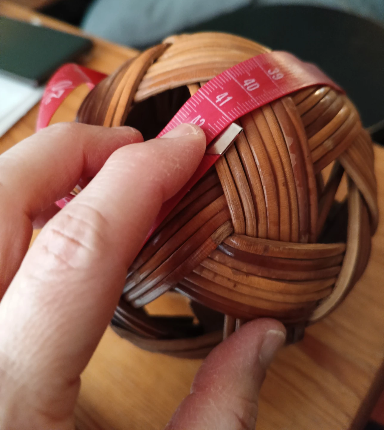 Handwoven Rattan Takraw Ball - photo 2