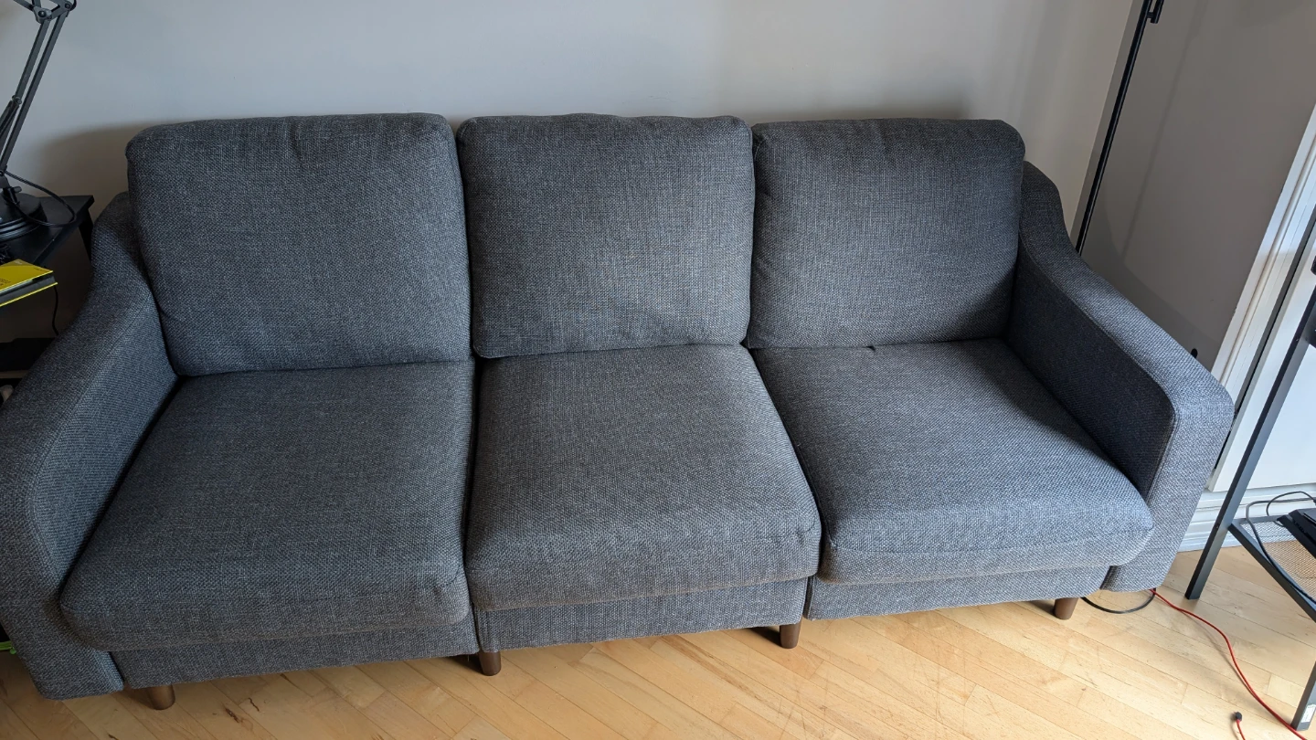Grey 3-Seater Sofa brand Cozey modular
