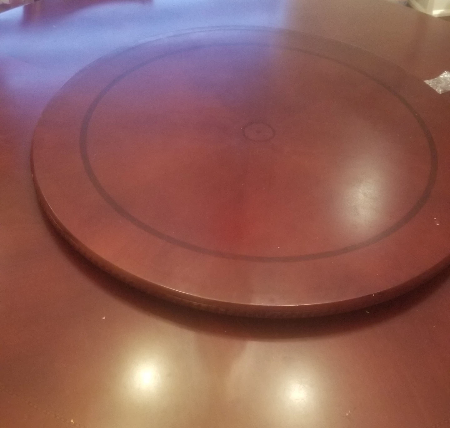 Round Dining Table with Lazy Susan - photo 2