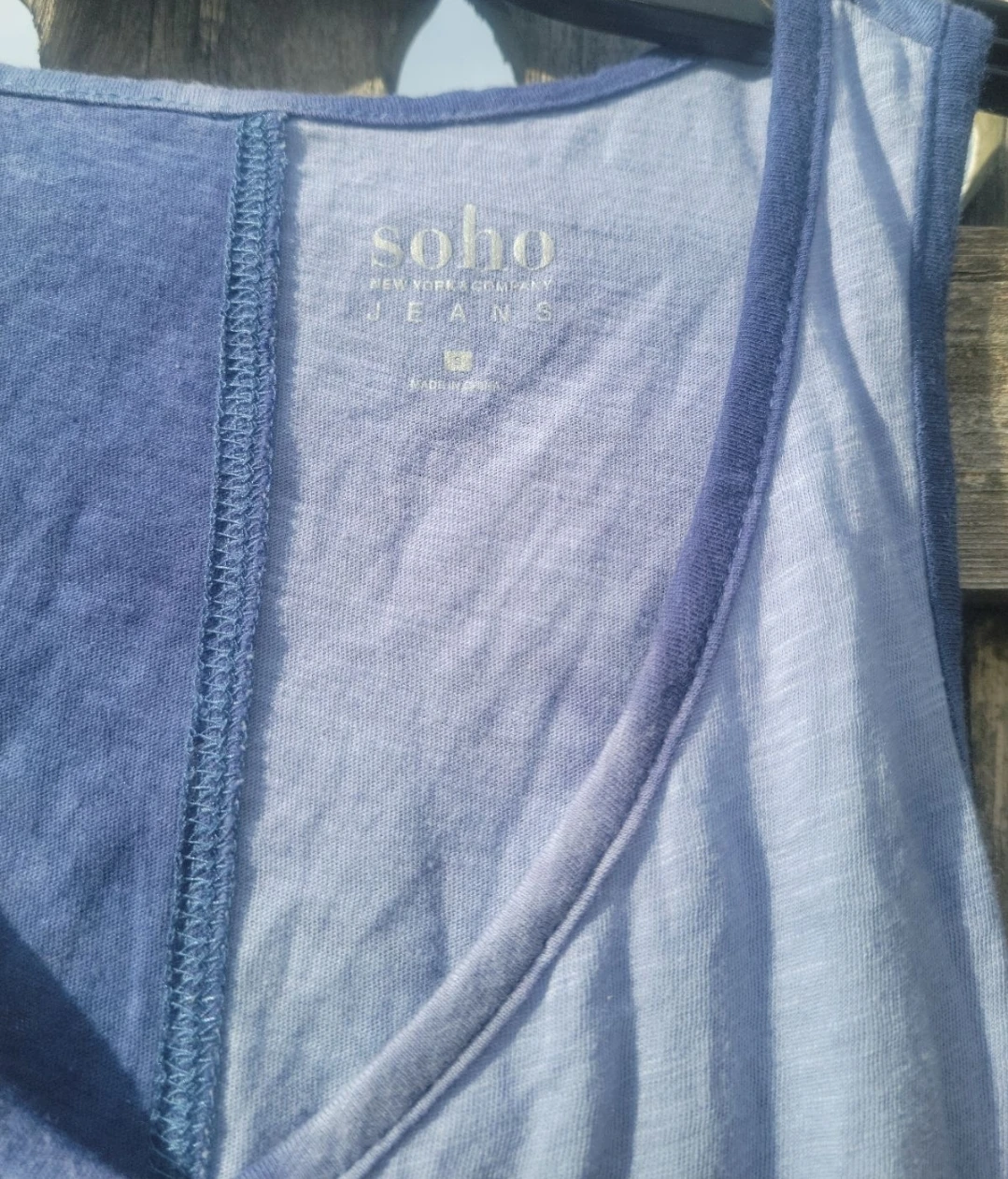 SoHo New York Company Jeans Tie-Dye Tank Top - photo 2