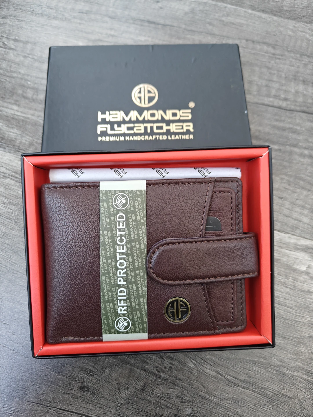 Hammonds Flycatcher RFID Protected Brown Leather Wallet - photo 2