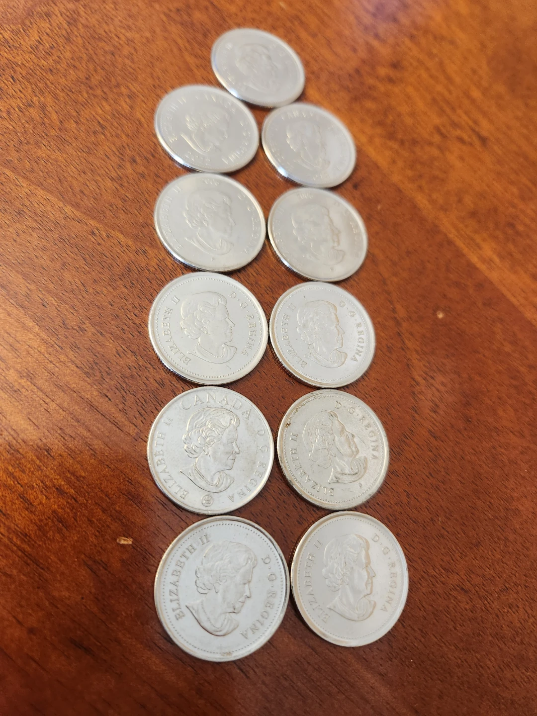 Collection of 11  Canadian Quarter Coins - photo 2