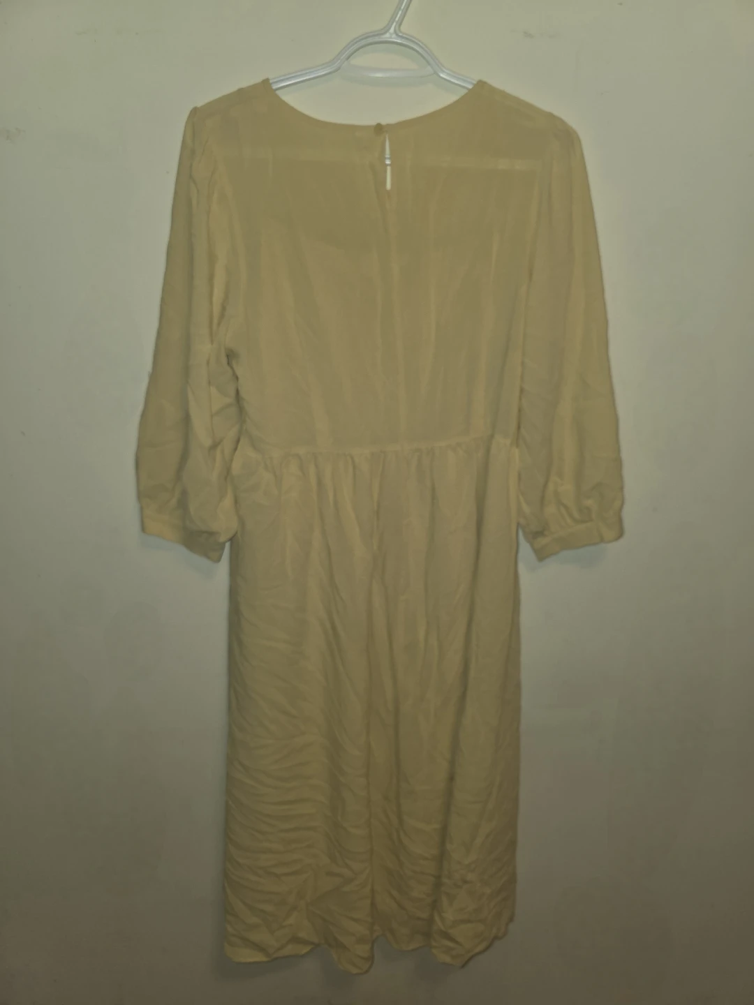 UNIQLO Yellow Midi Dress Size M - photo 4