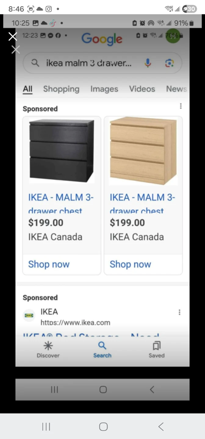 Malm. 3 drawers dresser - photo 5