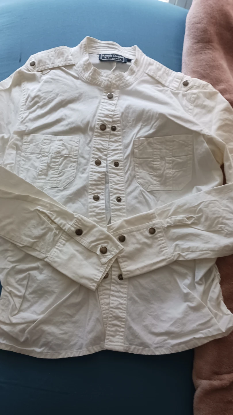 Razzle Dazzle Stretch White Shirt