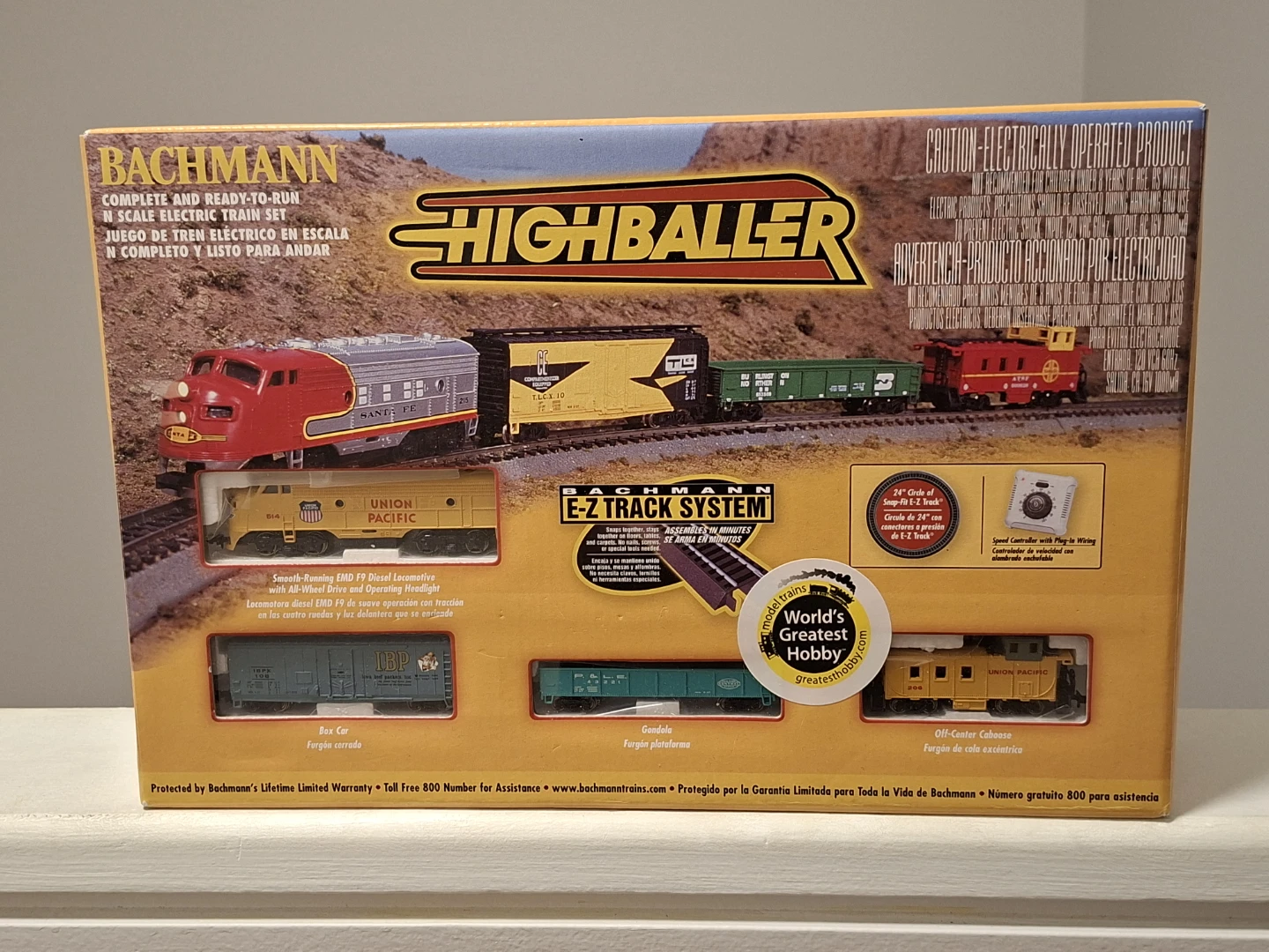 Bachmann Highballer Complete N Scale Electric Train Set