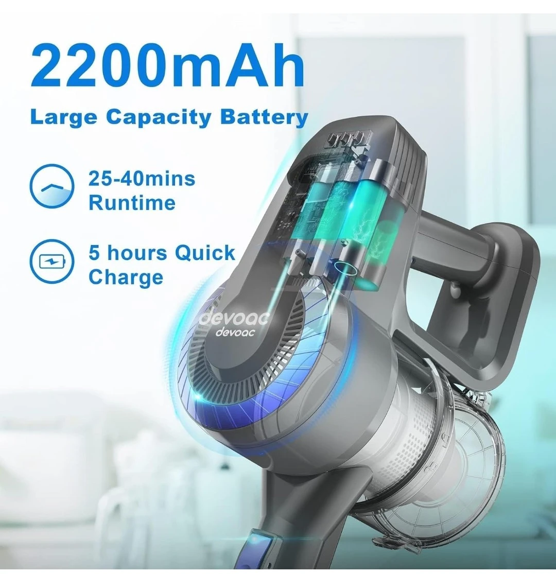 DEVOAC N300 Cordless Stick Vacuum Cleaner - photo 2