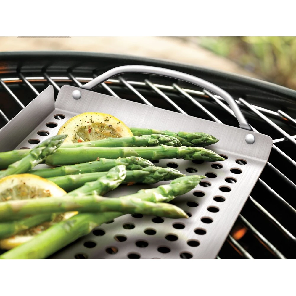 New Outset Grill Tray, Stainless Steel, Set of 2, 11" x 17" and - photo 5