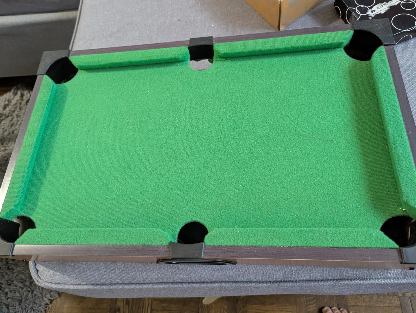 Mini Pool Table - 20-Inch with Cue Balls, Sticks, Chalk