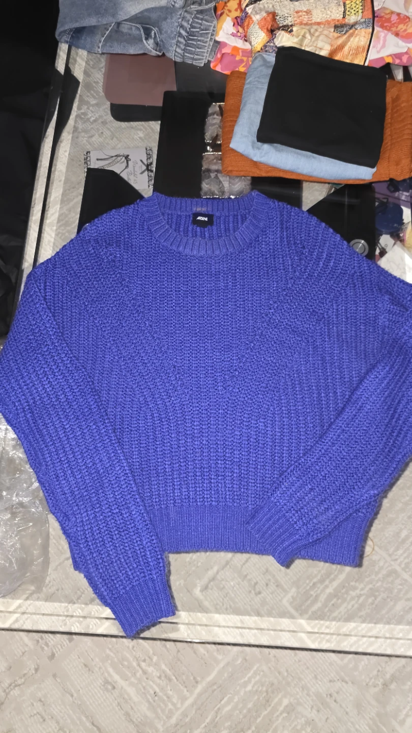 Ardene Blue Knit Sweater XL/TG